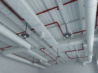 Loft office interior 7 3D model