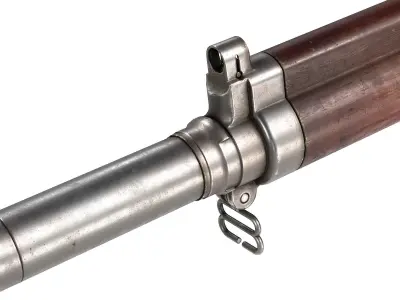 PBR Lewis Assault Phase Rifle Low-poly 3D model