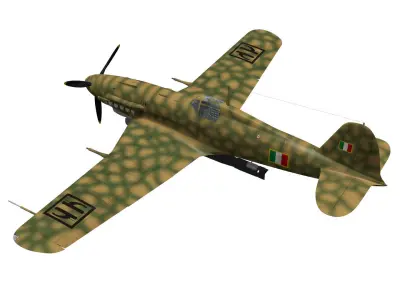 Fiat G55S 3D model
