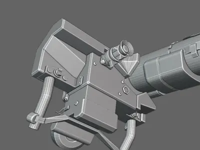 JAVELIN FGM-148 CLOSE COMBAT MISSILE SYSTEM 3D model