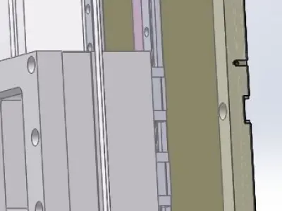 Z axis polishing machine 3D model