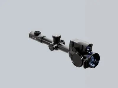 Thermal Scope - Pulsar Thermion LRF XL50 Low-poly 3D model