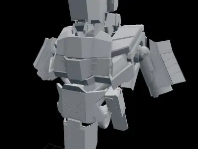 Battle Droid Body 3D model