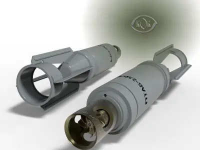 PTAB 2 5M Submunition for cluster avia bomb Moulage 3Dprintable 3D model