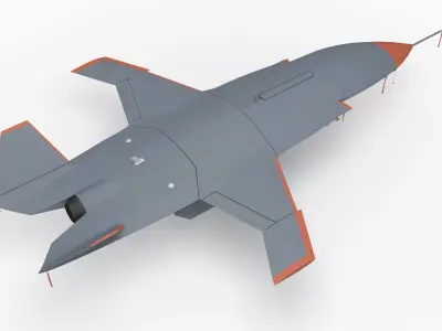 Boeing Loyal Wingman Military Drone MQ-28A Ghost Bat 3D model