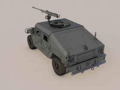 Hummer h1m1025 Free 3D model