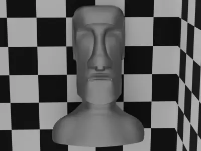 Moai Statue 3D print model