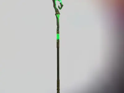  mystic staff 3D model