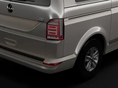 VW California T6 2018 3D model