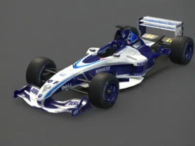 F-1 Race car Free 3D model