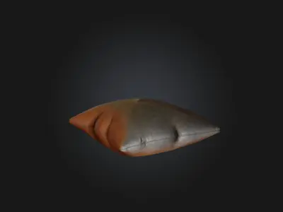 pilow model Low-poly 3D model