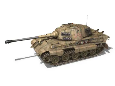 Panzerkampfwagen VI - Ausf B - Tiger II - 333 3D model