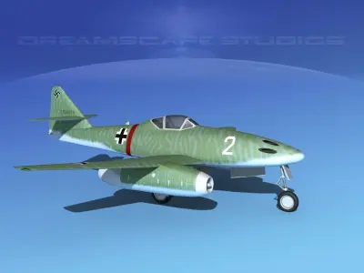 Messerschmitt ME-262A1 Swallow V05 3D model