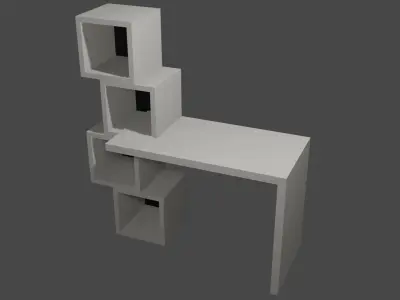 Working table Free 3D model