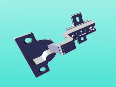 Cabinet hinge 3D model
