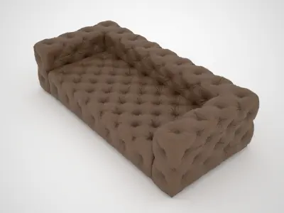 Leather Sofa Armchair 3D model Free 3D model