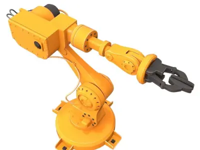industrial robot 3D model