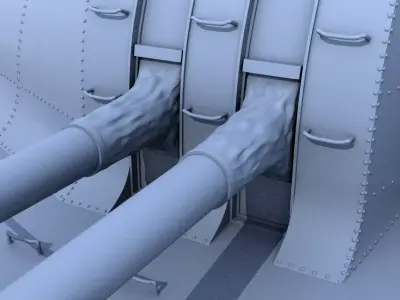 Japanese Type89 turret - Personal license - 1-100 scale 3D print model