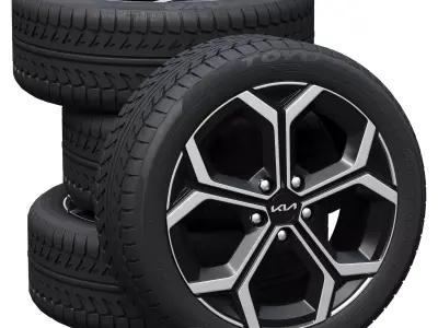 Kia wheels 3D model