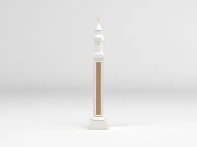 Islamic Minaret 3D model