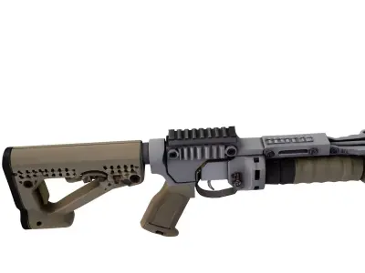  STEYR GL 40 Grenade Launcher 3D model