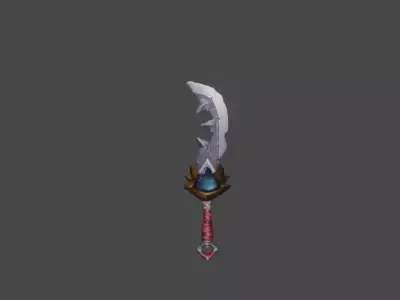 Zeloeman Sword A 12 Low-poly 3D model