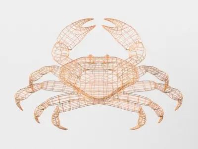 16 Marine Animals Pack - Colletion Low-poly 3D model