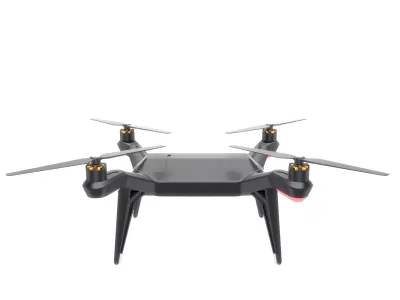 3DR solo quadcopter drone 3d model vray 3D model