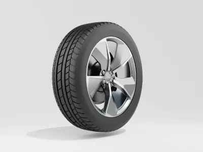 Audi Q7 E Tron 2017 Wheel 3D model