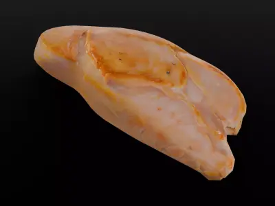 Chicken 3D Model Low-poly 3D model