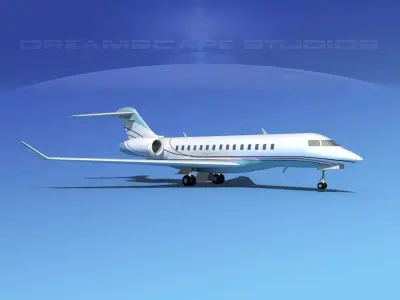 Bombardier Global 5000 V05 3D model