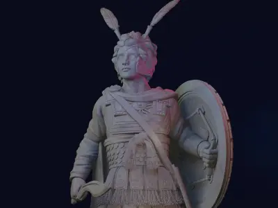 Alexander the Great Sculpture 3D print model