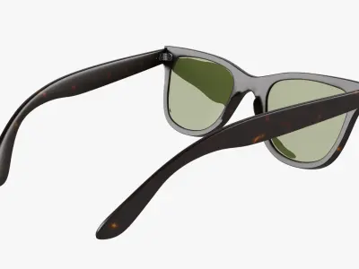 Hipster Sunglasses 3D model