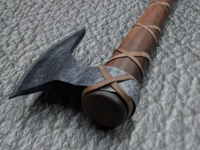 Axe 3d  Low-poly 3D model