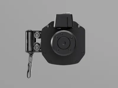 Winch Fully Detailed 3D model