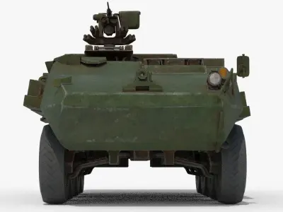 Armored Vehicle Low-poly 3D model