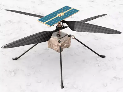 Ingenuity Mars Helicopter 3D model