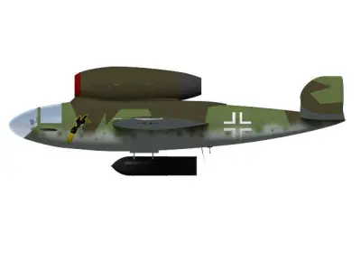 Henschel Hs132 3D model