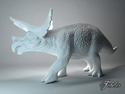 Triceratops FREE printable Free 3D print model