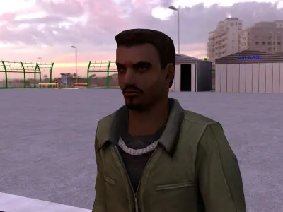 Solider rio de janeiro Low-poly 3D model