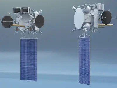 Geostationary Operational Meteorological Satellite 2 3D model