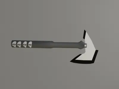 Weapon Asset Free low-poly 3D model