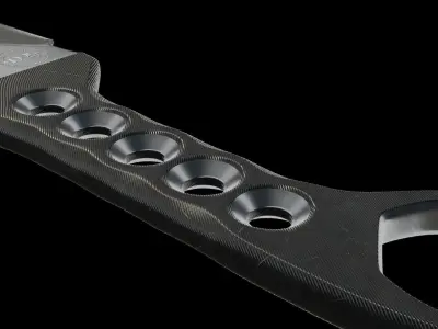 Knife ZU Bladeworx  Low-poly 3D model