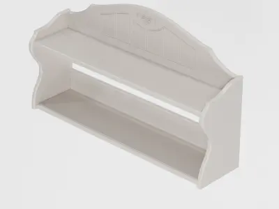 Shelf wall Free 3D model
