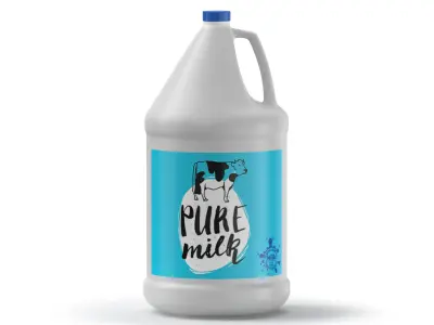 Milk Jug 3D Model purchase