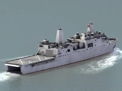 USS Arlington LPD-24 3D model