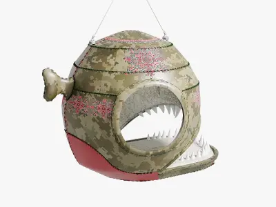 Collection of hanging chairs Sea Monsters Low-poly 3D model