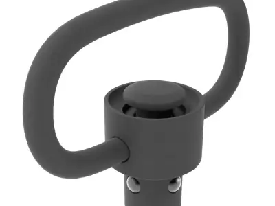 QD Swivel and QD Ring Magpul Rifle Sling Attachment Detail Part 3D model