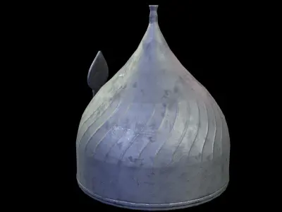 Ottoman Turban Helmet Low-poly 3D model