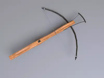 historic crossbow 3D model